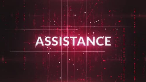 Assistance Word Data Server Klassischer Hintergrund