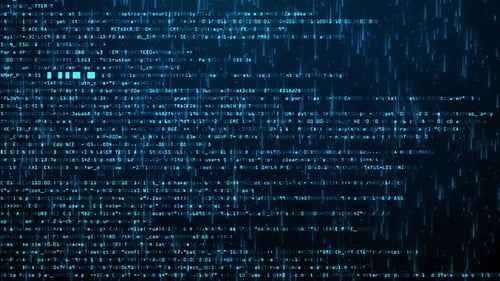 HD Computer Programming Script Running on Screen | Futuristic Command Line Interface Background