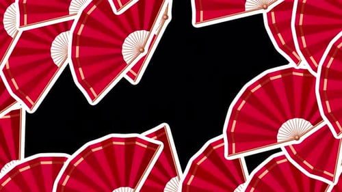 chinese new year transition year of the dragon with alpha channel 4k