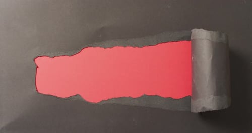 Torn Paper Reveal on a Bright Background