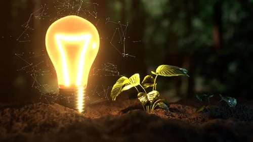 Environnement écologique et durable, design écologique, concept énergétique écologique.