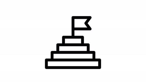 goal line icon animation