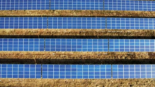 Ecological Solar Park: Clean Energy on a Rural Field