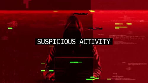 Glitch Digital Text Reveal for Cyber Security