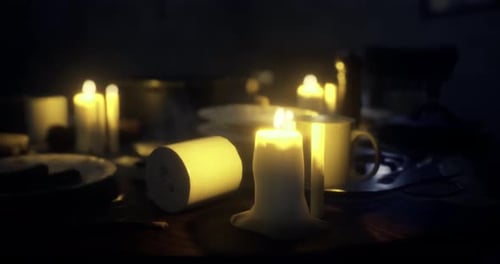 Realistic Flickering Candles for Warm Ambiance