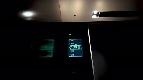 Digital Display Showing Ascending Numeric Data