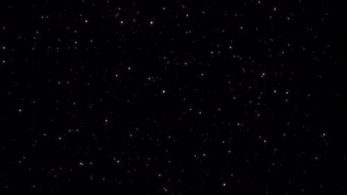 Twinkling Stars Space Seamless Loop Background