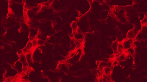 Abstract Red Organic Fluid Flowing Background Motion