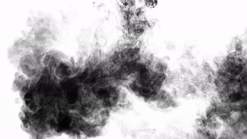 Sumi Collection: Multiple intersecting ink drop effect on a white background