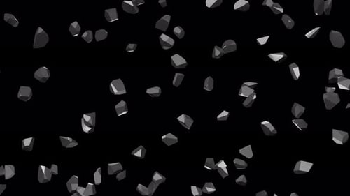 Abstract Geometric Shards Exploding Transition Element