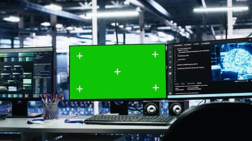 Green Screen Computers in Data Center Supporting AI Training Workflows