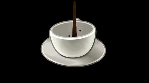 Emoji animado de café