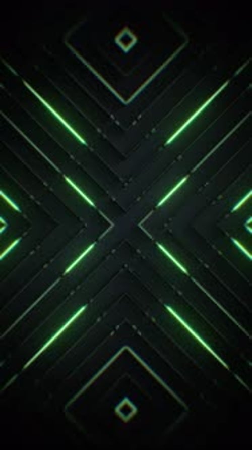 Neon Green Light Strips 09