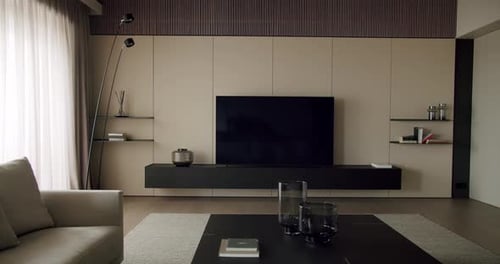 Modern Interior Design in Elegant Living Room