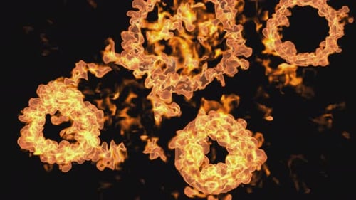 Videoübergänge zu Feuer, Flamme, Explosionen, Rauch, Rauch und brennendem Feuer
