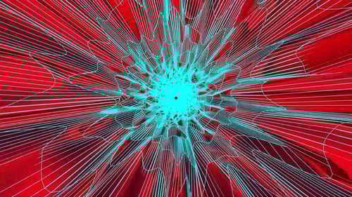 Dynamic Abstract Lines Radiating Motion Background