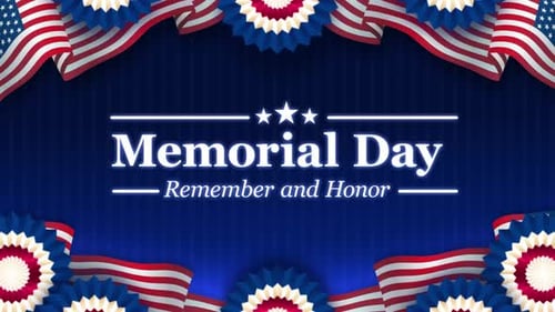 American Theme Memorial Day Background
