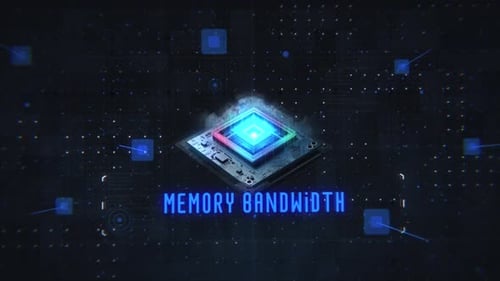 Memory Bandwidth Hi Tech Backgrounds