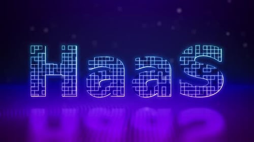 HaaS Neon Digital Background