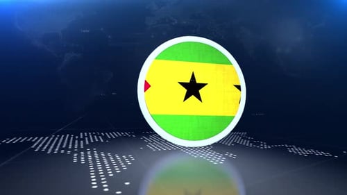 Geometric News Broadcast Flag Emblem Reveal