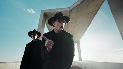 Music Video of African American Band Dancing and Singing Hit Hip Hop