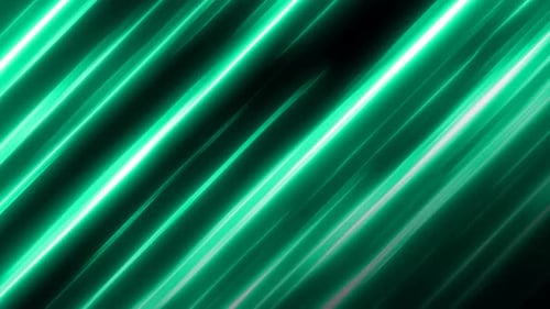 Abstract futuristic background green flying energy hi-tech magic glowing bright lines