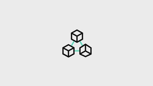 Blockchain Animated Icon