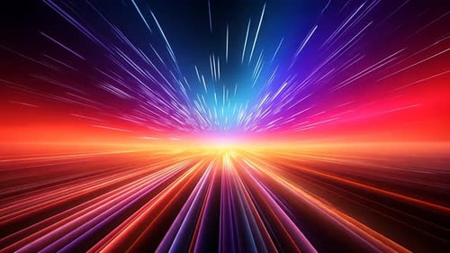 Paysage dynamique, numérique, futuriste, haut débit