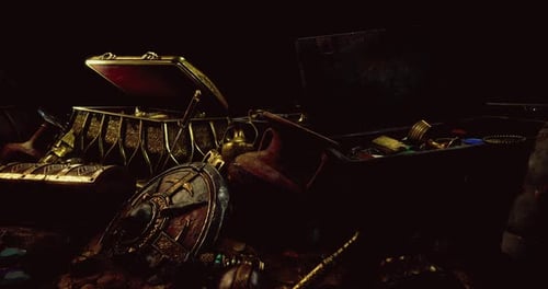 Golden Treasure Chest Reveal Animation