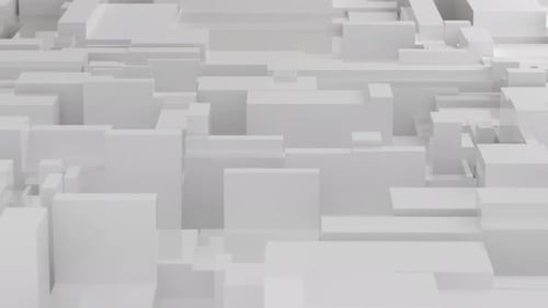Animated 3D Geometric Loop Background