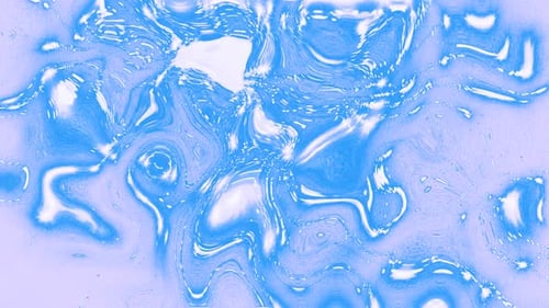 Dynamic Blue Liquid Swirl Abstract Background Animation