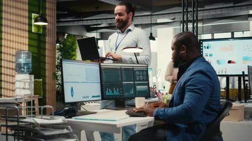 Office Administrator Completing Daily Tasks and Monitoring Work Efficiency