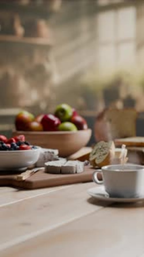 Petit-déjeuner serein à tartiner 3D