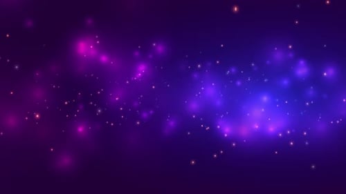Blue Sparkling Shiny Bokeh Background 4k Loop