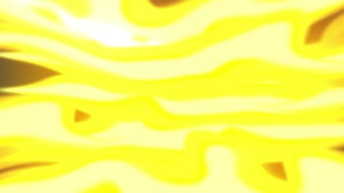 Mouvement d'onde liquide jaune abstrait brillant
