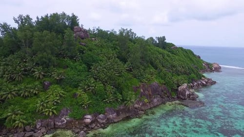 Africa Indian ocean Seychelles Saint-anne Marine Nationl Park Beach Drone Shooting