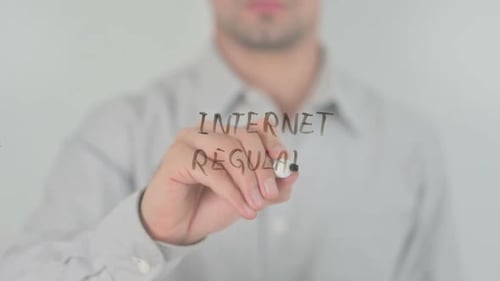 Internetregulierung, Schreiben auf transparentem Bildschirm
