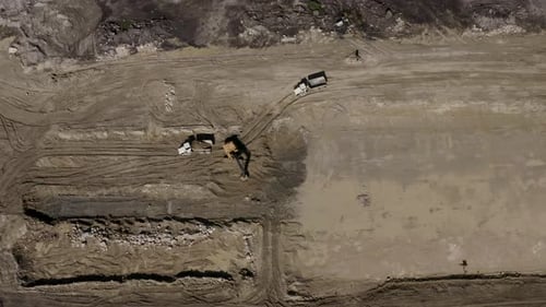 Construction Site from Bird's Eye View