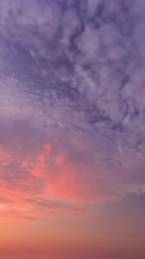 Vertical View Of Timelapse Cloud