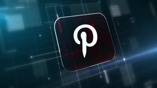 Futuristic Digital Grid Logo Reveal Animation