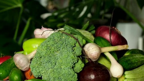 Fresh Vegetables: A Vibrant, Colorful, Pile