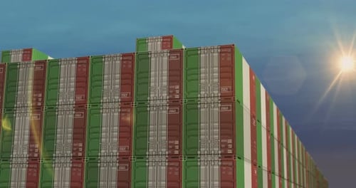 Terminal de conteneurs d'exportation en Italie