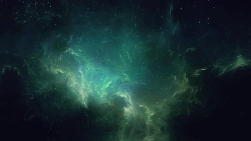 Animated Cosmic Nebula and Starfield Background Loop