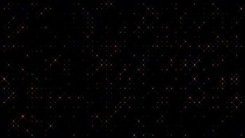 Abstract Sparkling Glitter Particle Loop Background