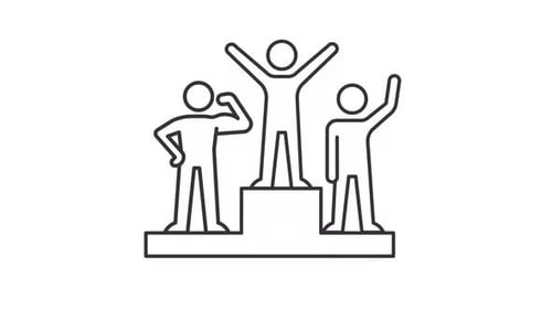 Animated Champion Linear Icon