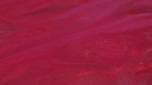 Shiny Fluid Red Ripples