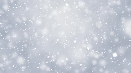 Weißer Schneefall-Hintergrund Loop V5