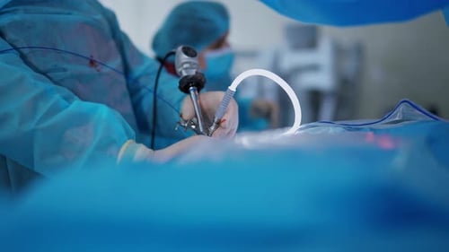 Surgical Operation Performed with Surgical Instruments