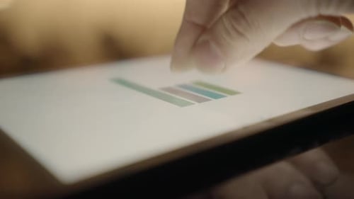 Analyzing Financial Data on a Tablet Device