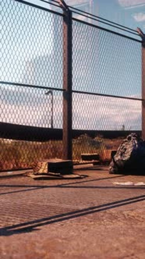 Post Apocaliptic Landscape of City